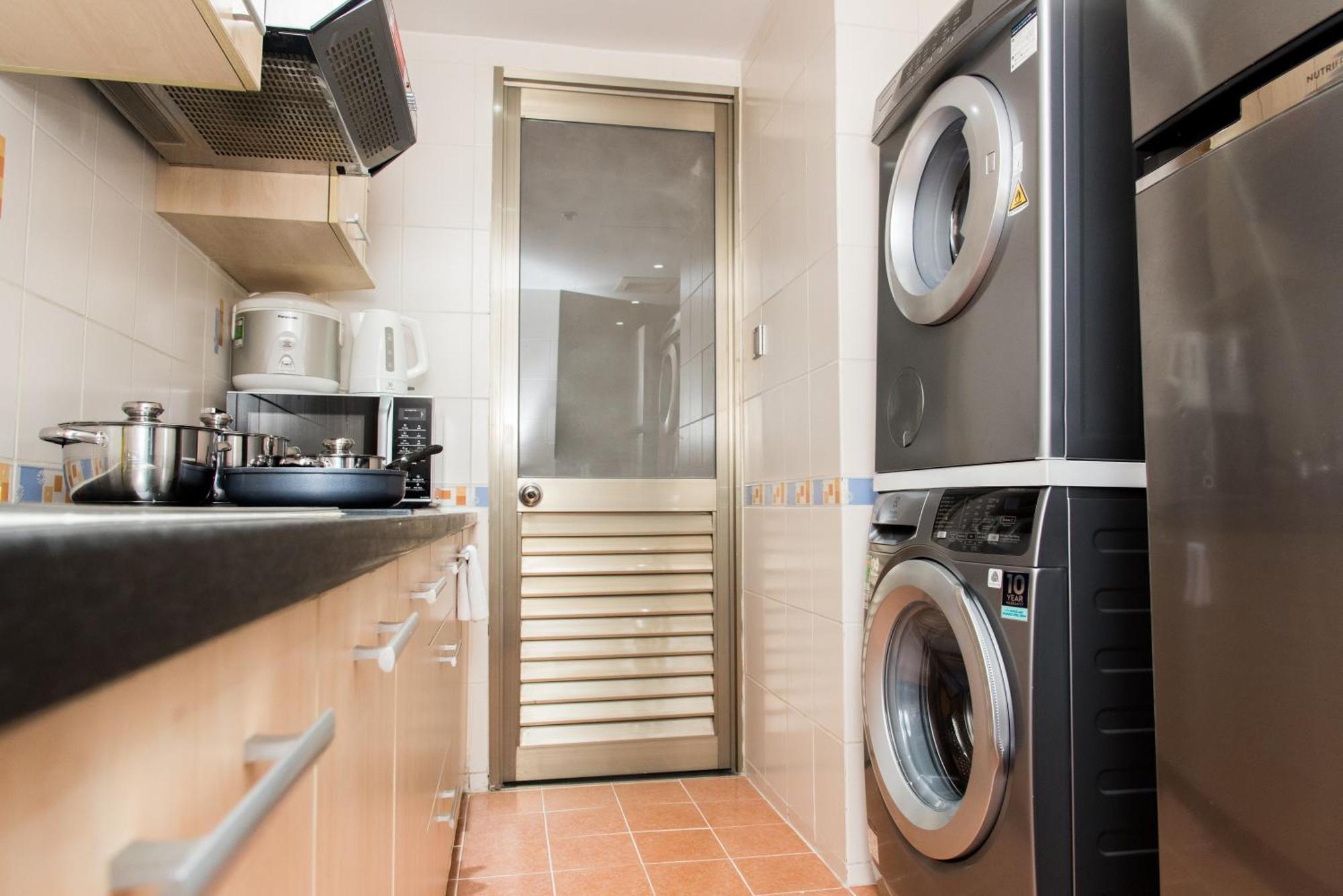 โรงแรมเชอร์วูดเรสซิเดนซ์ โฮจิมินห์ซิตี้ ภายนอก รูปภาพ A laundry room